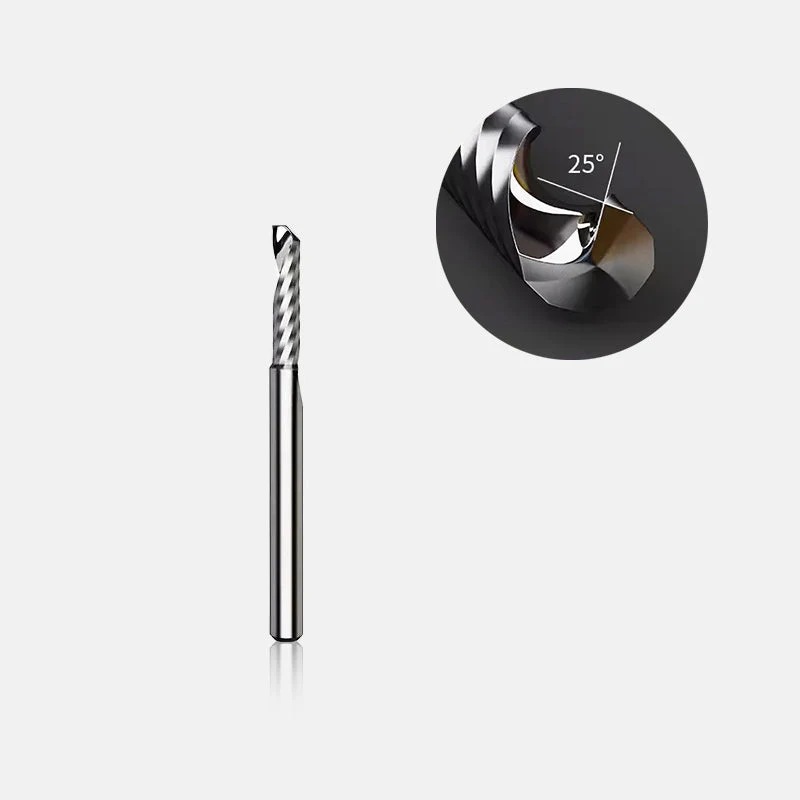 Spiral 'O' Single Flute Bit for Metal - 1/8″ Shank - Image 2