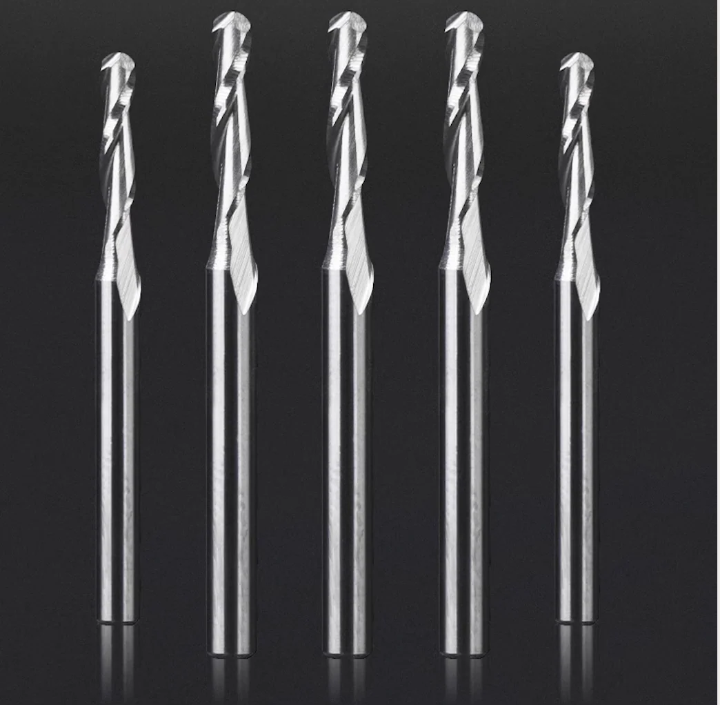Two Flute Ball Nose Bit - 1/8″ Shank - Image 4